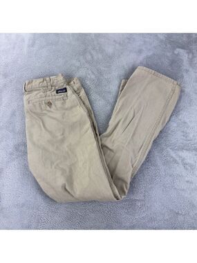 Patagonia Men's Sz 30 Shortx28 Beige Straight Duck Fit Pant Organic Cotton 55875